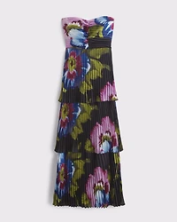 The A&F Giselle Strapless Tiered Maxi Dress