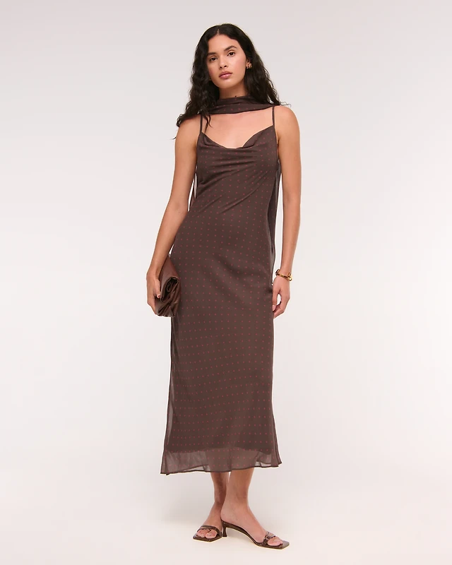 the a&f julia slip strapless scarf maxi dress The A&F Julia Strapless Scarf Maxi Dress