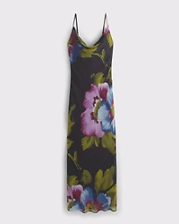 The A&F Julia Slip Scarf Maxi Dress