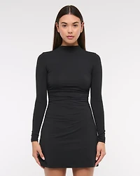 The A&F Paloma Long-Sleeve Mini Dress