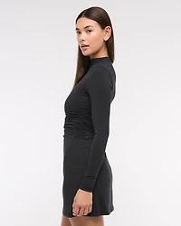 The A&F Paloma Long-Sleeve Mini Dress