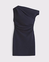 One-Shoulder Tailored Mini Dress