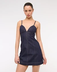 Sweetheart Denim Mini Dress