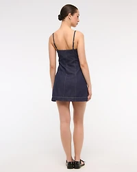 Sweetheart Denim Mini Dress