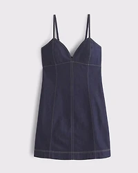 Sweetheart Denim Mini Dress