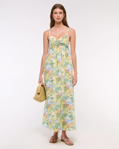 Abercrombie & Fitch The A&F Giselle Babydoll Maxi Dress | Arden Fair
