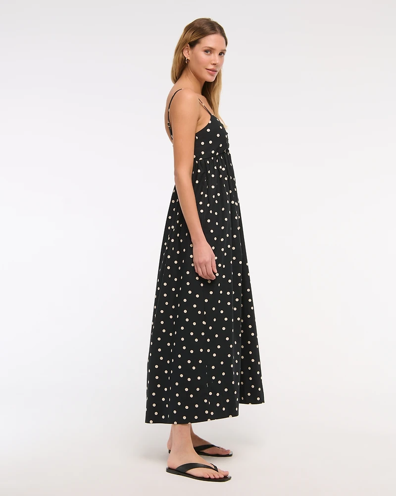 Sweetheart Babydoll Maxi Dress