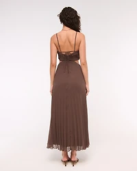 The A&F Giselle Babydoll Cutout Maxi Dress
