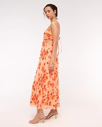 The A&F Giselle Babydoll Cutout Maxi Dress