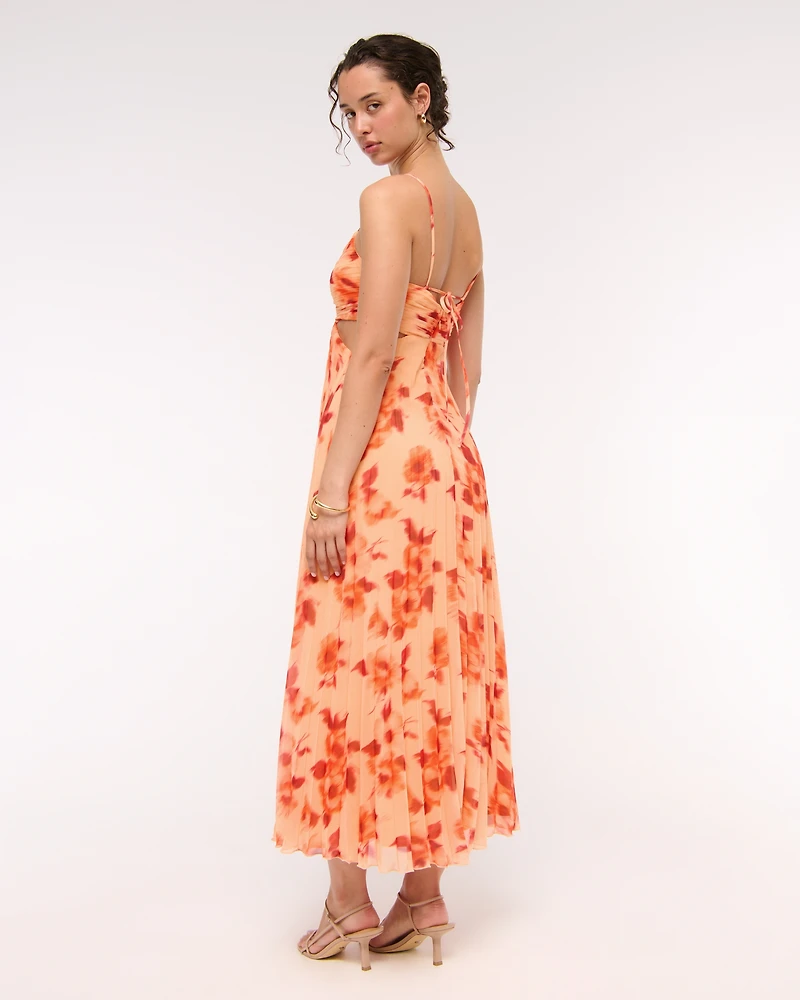 The A&F Giselle Babydoll Cutout Maxi Dress