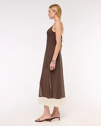 Sheer Flowy Maxi Dress