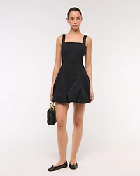 The A&F Mila Bubble Hem Mini Skort
