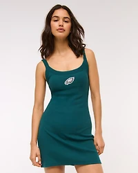 Detroit Lions Bra-Free Essential 90s Rib Mini Dress