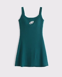 Detroit Lions Bra-Free Essential 90s Rib Mini Dress