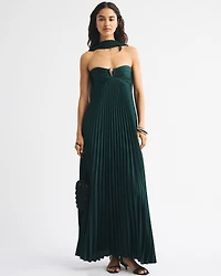 The A&F Giselle Strapless Scarf Babydoll Maxi Dress
