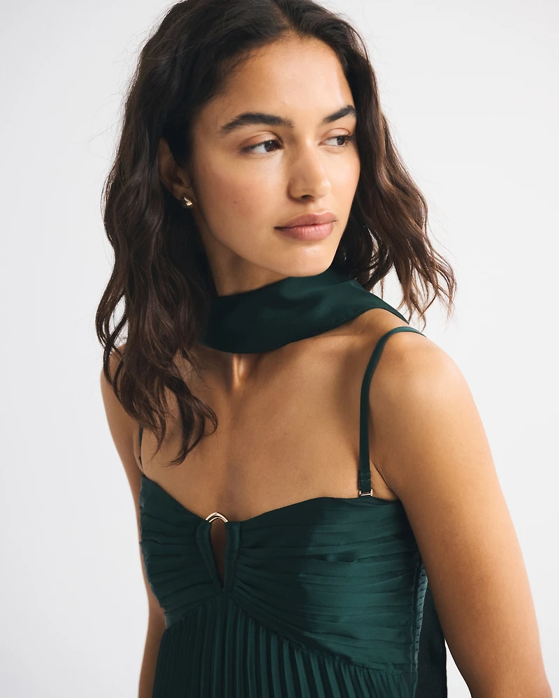 The A&F Giselle Strapless Scarf Babydoll Maxi Dress