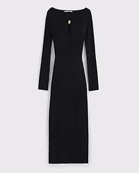 Hardware Keyhole Maxi Sweater Dress