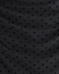 Bra-Free Long-Sleeve Mesh Maxi Dress