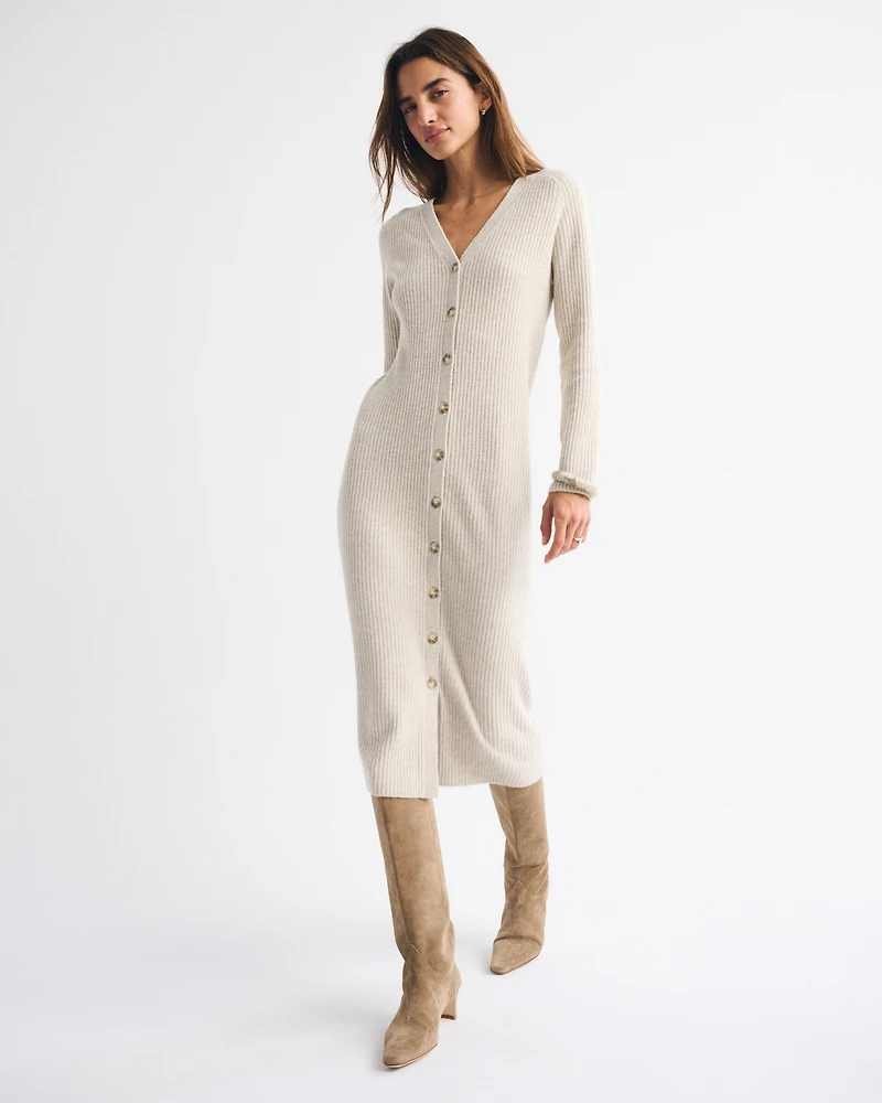 Duster Maxi Sweater Dress