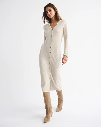 Duster Maxi Sweater Dress