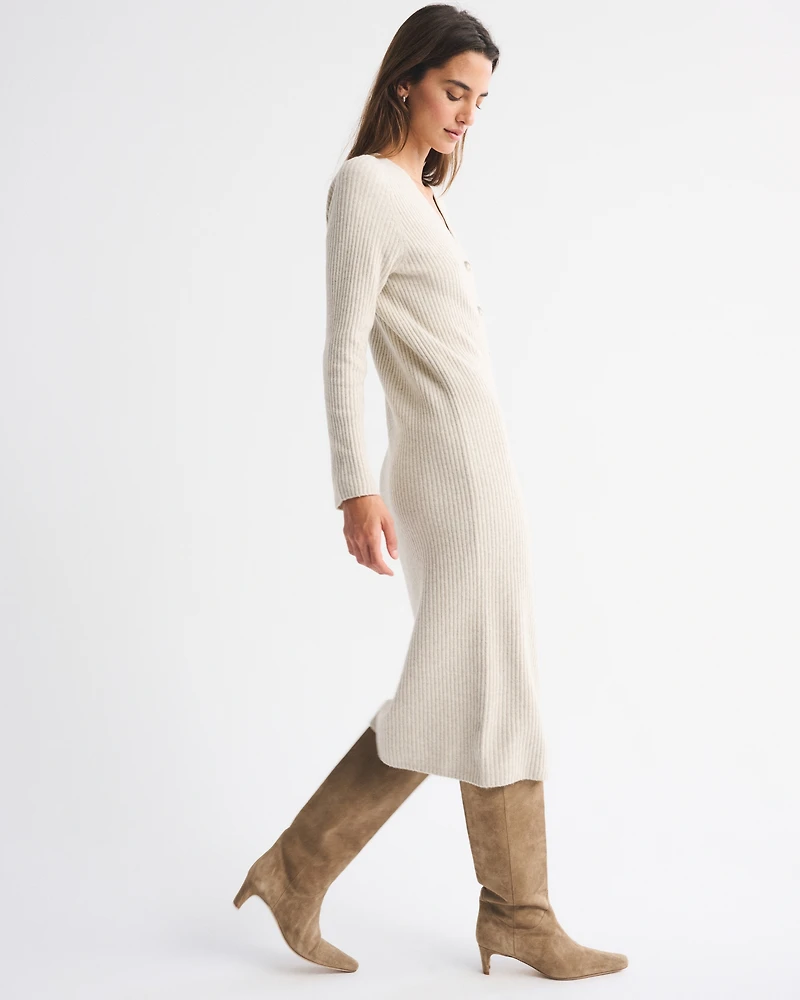 Duster Maxi Sweater Dress