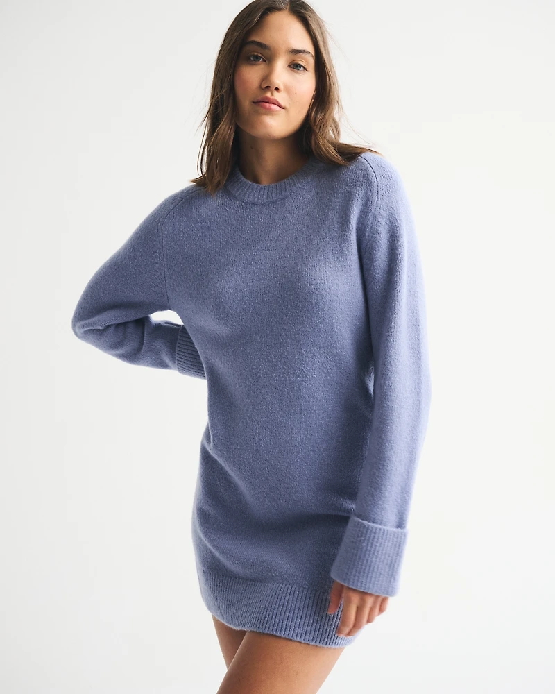 The A&F Madeline Cable Mini Sweater Dress