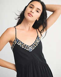 V-Neck Flowy Maxi Dress