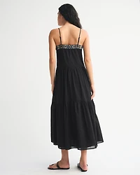 V-Neck Flowy Maxi Dress