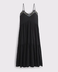 V-Neck Flowy Maxi Dress