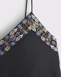 V-Neck Flowy Mini Skort