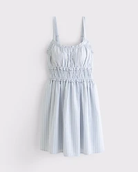 Bra-Free Smocked Waist Mini Dress