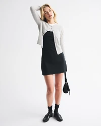 Bra-Free Essential 90s Rib Mini Dress