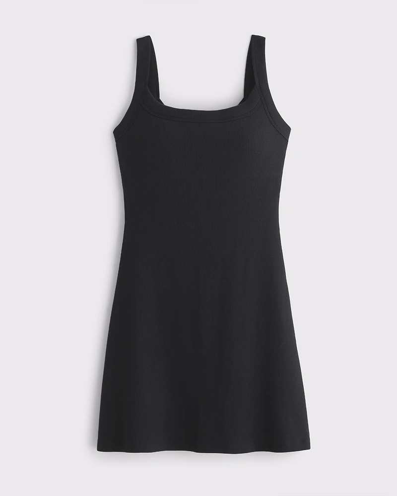 Bra-Free Essential 90s Rib Mini Dress
