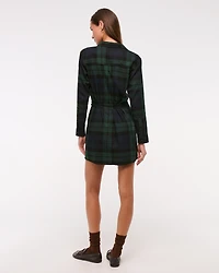 Flannel Shirt Dress