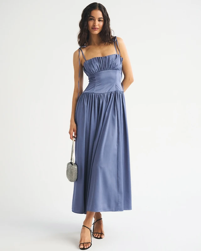 abercrombie tie strap maxi dress Petite Friendly Items from Abercrombie