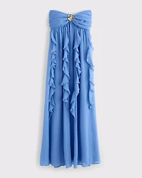 Strapless Hardware Maxi Dress
