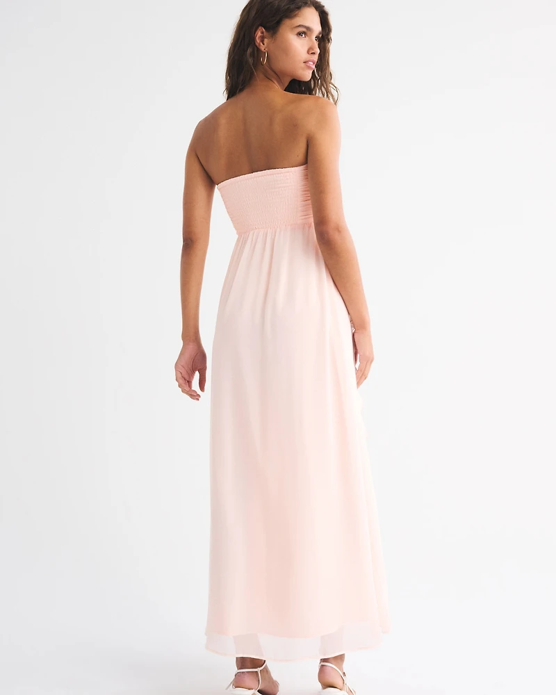 Strapless Hardware Maxi Dress