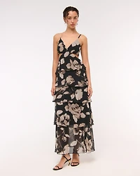 3-in-1 Convertible Tiered Maxi Dress