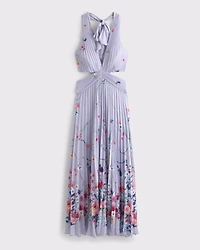 The A&F Giselle Plunge Halter Maxi Dress