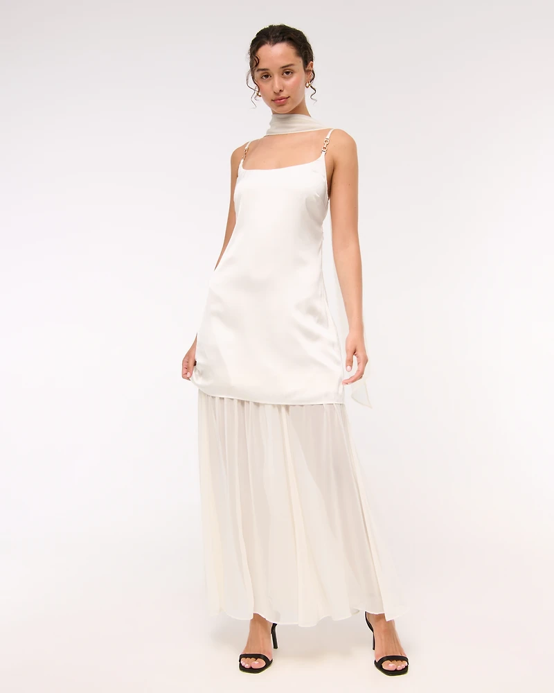 2-in-1 Convertible Hardware Maxi Dress
