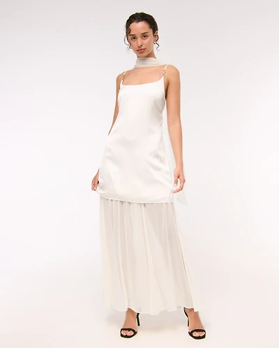 2-in-1 Convertible Hardware Maxi Dress