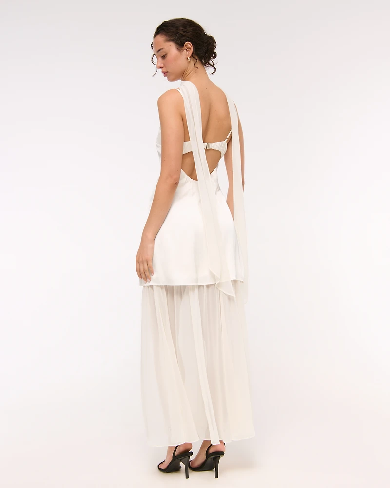 2-in-1 Convertible Hardware Maxi Dress