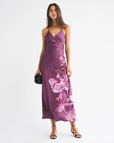 Hardware Wrap Maxi Dress