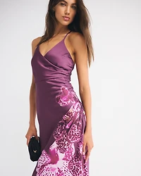 Hardware Wrap Maxi Dress