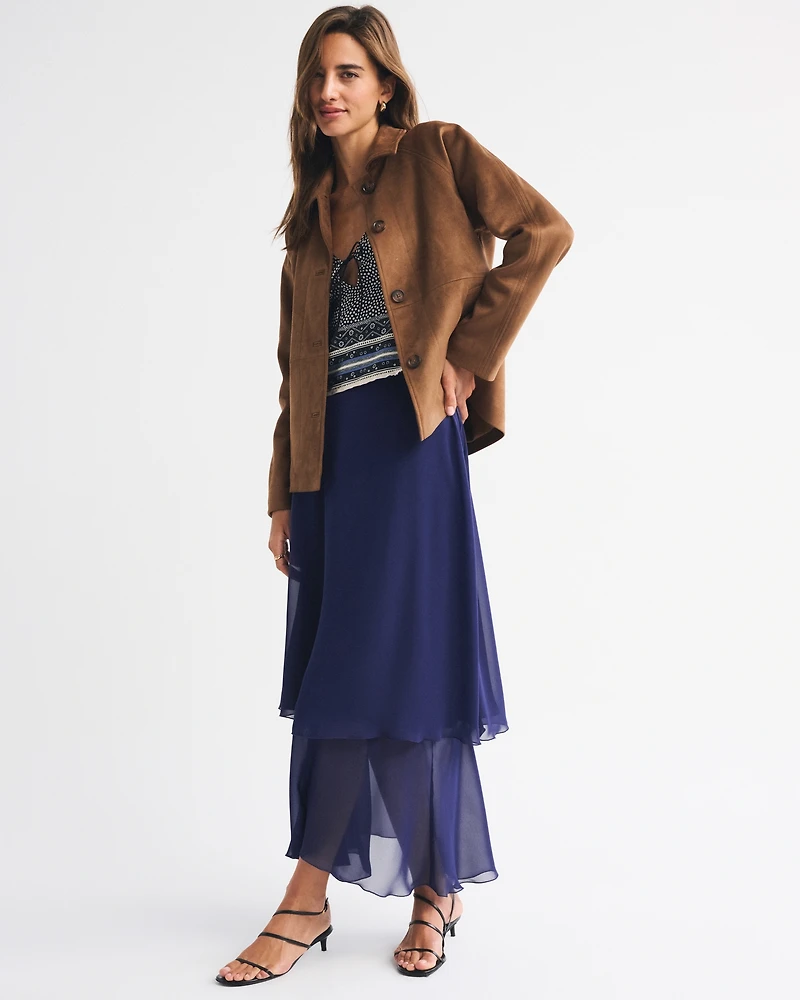 3-in-1 Convertible Tiered Maxi Dress