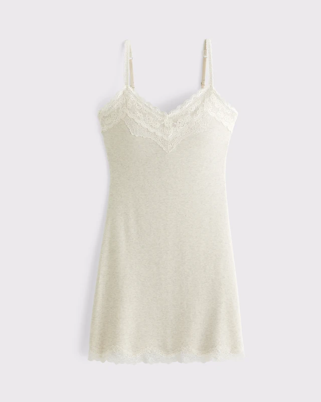 Abercrombie & Fitch Bra-Free Lace-Trim Rib Cami | The Summit