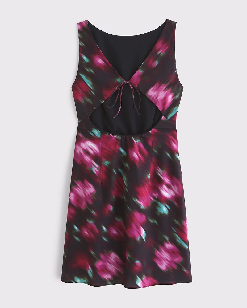 High-Neck Mini Dress