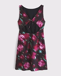 High-Neck Mini Dress