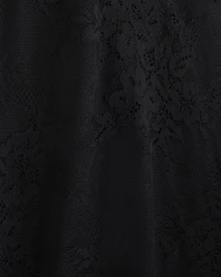 Lace Tube Mini Dress
