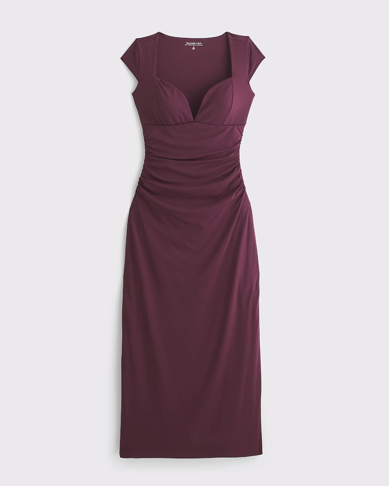 The A&F Zoe Bra-Free Sweetheart Midi Dress